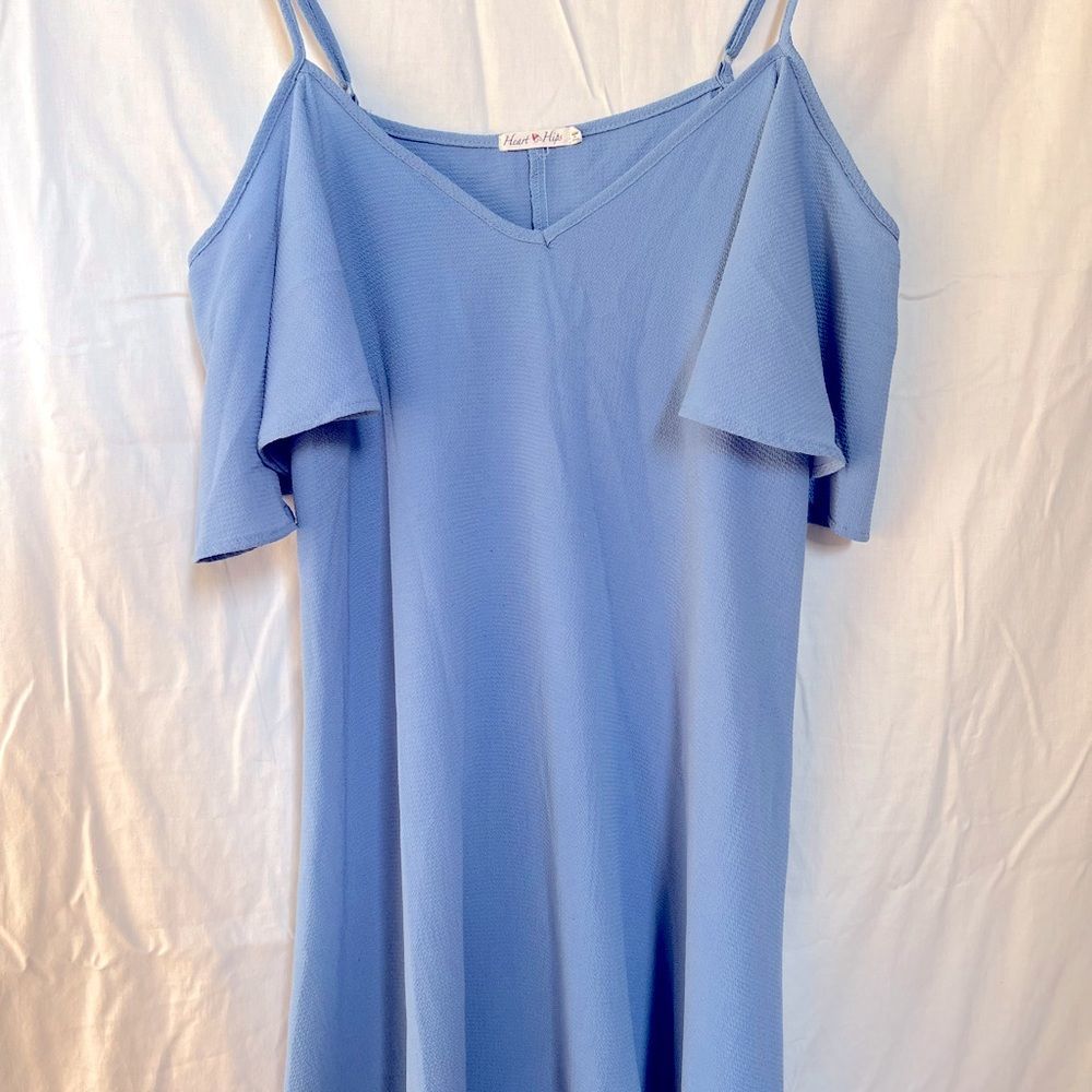 Heart & Hips Off the Shoulder Shoulder Dress